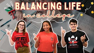 Balancing Life in College | Texas Tech Vlog Squad