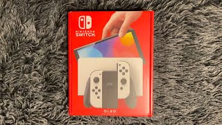 ASMR Unboxing Nintendo OLED Switch (whispered)