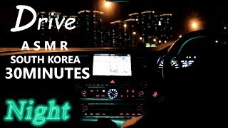 ASMR 야간드라이브 잠오는소리 힐링되는 편안한운전소리 🚘CAR DRIVE in Korea Night Relaxing & Sleep