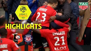 Stade Rennais FC - Toulouse FC ( 3-2 ) - Highlights - (SRFC - TFC) / 2019-20