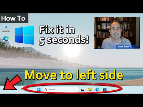 How to Move Windows 11 Start Menu to Left Side (Taskbar icons too!)
