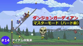 【テラリア】打倒ダンジョンガーディアン！プレハードで勝つ！～アイテム収集家part14～マスターモード【ゆっくり実況】