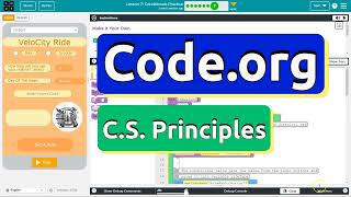 Code.org Lesson 7.7B Conditionals Practice | Answer Tutorial | Unit 4 CS Principles 2023