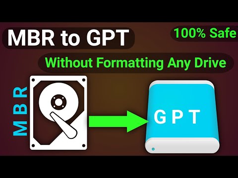 Как преобразовать MBR в GPT без потери данных | Преобразование LEGACY в UEFI | MBR в GPT без форматирования