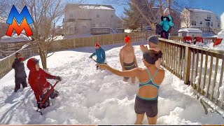Snowzilla Blizzard 2016 Time-lapse in 4K