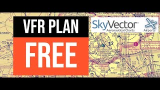 Skyvector to plan you Visual Flight for first time