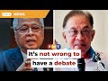 What era are you from, Anwar asks Ismail over debate stance