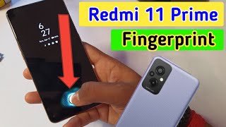 Redmi 11 prime display fingerprint setting/Redmi 11 prime fingerprint screen lock/fingerprint sensor