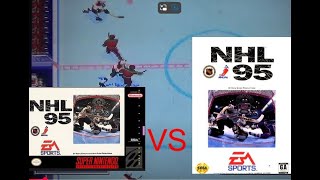 NHL 95 [SNES vs Genesis]