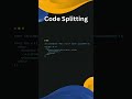How can I implement code splitting with React?