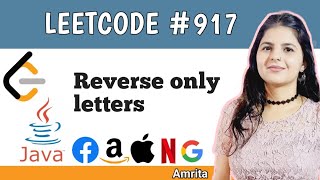 Reverse only letters | Leetcode 917