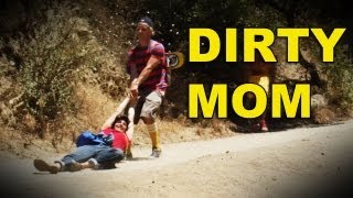 Mom dragged through dirt