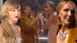 Taylor Swift Ignores Celine Dion On Stage At 2024 Grammys