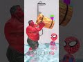 Red Hulk Wants To Drink More Water #spiderman #animatedshort #shorts