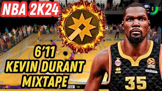 6'11 KEVIN DURANT BUILD ON NBA 2K24 MIXTAPE!!!