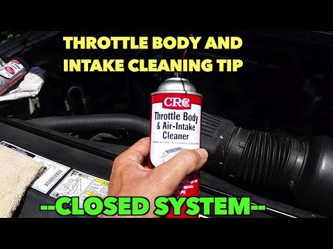 Quick Tip-Throttle body intake Cleaning.... Without opening the system! Quick Tip-Throttle body intake Cleaning.... Without opening the system!