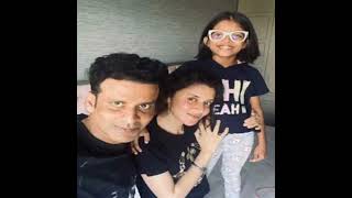 Manoj Bajpayee with wife Shabana and son ❤️👪#manojbajpayee #shorts