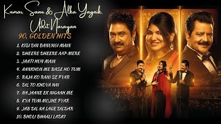 Top Hindi Romantic Songs | 🎵 Alka Yagnik, Udit Narayan & Kumar Sanu Hits - Best Bollywood Melodies 🎵