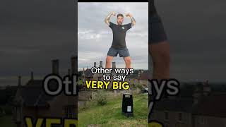 Other ways to say… VERY BIG in English 🤯