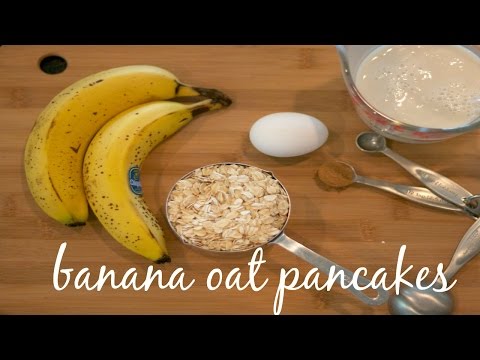 HEALTHY BANANA OAT PANCAKES HEALTHY BANANA OAT PANCAKES