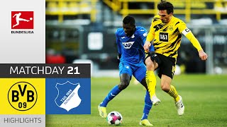 Borussia Dortmund - TSG Hoffenheim | 2-2 | Highlights | Matchday 21 – Bundesliga 2020/21