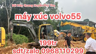 Máy Xúc Đào Volvo 55 Quá Chất Lượng Tại Bãi Máy Quang Huyền