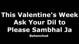 Dil Sambhal Ja Zara | Valentine's Week | Harsh Trivedi |