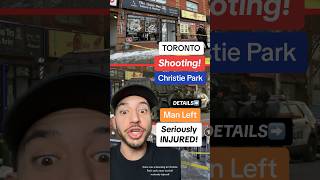 Toronto SHOOTING in Christie Park, Left Man Seriously Injured! #toronto  #shooting