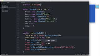 Part 6 | How to Create a FlowLayout | Java GUI Tutorial