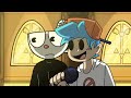 indie cross vs Boyfriend ( friday night funkin animation ) the nightmare part 40
