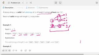 3211. Generate Binary Strings Without Adjacent Zeros | Recursion