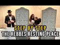 How we go to the Lubavitcher Rebbe's resting place. (OHEL)