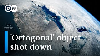 US shoots down 4th flying object over Lake Huron | DW News