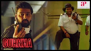 Yogi Babu Gurkha Movie Scenes | Police realise Raj Bharath is a terrorist | Yogi Babu | Charle