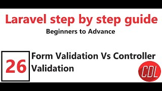 (26) Form Request vs Validate Method | Valid