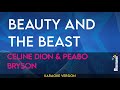 Beauty And The Beast - Celine Dion & Peabo Bryson (KARAOKE)