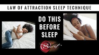 Law of Attraction Critical Before Sleep🔸You Must Do This Everynight