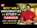 5 Best Universities to Study MBA in Canada for International Students | Canada PGWP