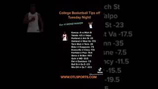 Tuesday's College Basketball Betting Odds. #ncaab #cbb #sportsbetting #sportsbet #sportspicks