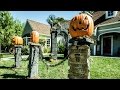 Paige Hemmis' DIY Pumpkin Fence Pillars Paige Hemmis' DIY Pumpkin Fence Pillars