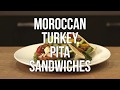 Moroccan Turkey Pita Sandwiches