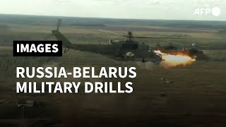 Russia and Belarus continue massive military drills | AFP