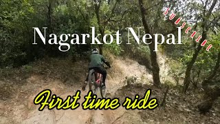 First time riding in Nepal failed so many time at Nagarkot #mtb  #nagarkot #mtblife