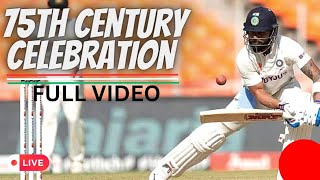 🔥 Virat Kohli 75th Century Moment vs Australia Today Bgt test series match | virat Kohli status new