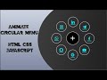 Animated Circular Social Share Menu || Using Html CSS & JavaScript