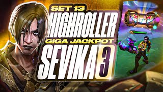 I Hit Sevika 3 and Got to See the GIGA Jackpot! | TFT Set 13 PBE Gameplay