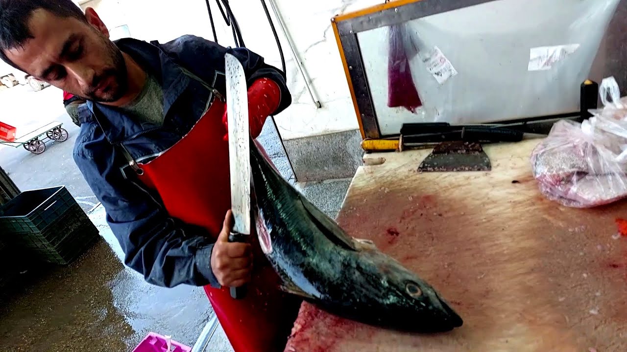 Giant Knife Tuna Cutting Youtube