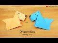 Origami Dog: How to Make a Paper Dog | Origami Dog Step by Step | Easy Paper Crafts