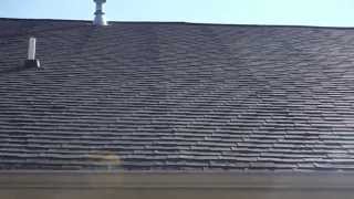 Incorrectly installed architechual shingles