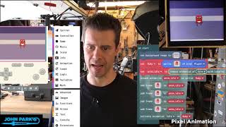 MakeCode Minute: Arcade Idle Animation @adafruit @johnedgarpark #adafruit @MSMakeCode #makecode